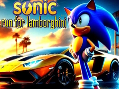 Mchezo Sonic Run for Lamborghini