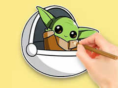 Mchezo Coloring Book: Master Yoda