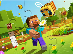 Mchezo Jigsaw Puzzle: Mine Blockman