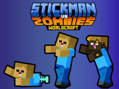 Mchezo Stickman vs Zombies WorldCraft