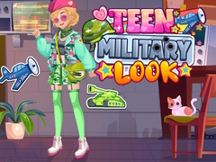 Mchezo Teen Military Look