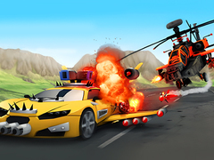 Mchezo Chaos Road Combat Car Racing
