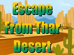 Mchezo Escape From Thar Desert