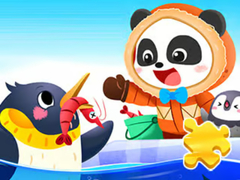 Mchezo Jigsaw Puzzle: Baby Panda Antarctic Tour