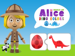 Mchezo World of Alice Dino Colors