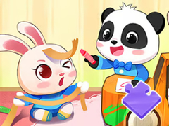 Mchezo Jigsaw Puzzle: Baby Panda Play Time