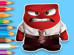 Mchezo Coloring Book: Inside Out Angry