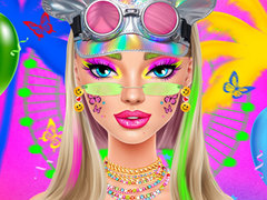 Mchezo Festival Vibes Makeup
