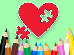 Mchezo Coloring Book: BTS Heart Jigsaw