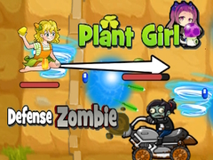 Mchezo Plant Girl Defense Zombie