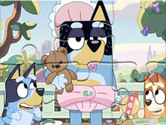 Mchezo Jigsaw Puzzle: Bluey Play Time