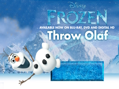 Mchezo Frozen: Throw Olaf