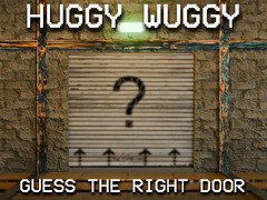 Mchezo Huggy Wuggy Guess the right door