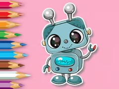 Mchezo Coloring Book: Smile Robot
