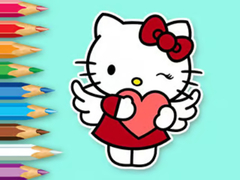 Mchezo Coloring Book: Love Kitty