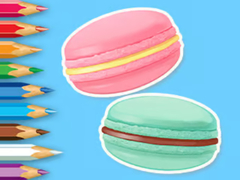 Mchezo Coloring Book: Macaron