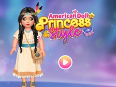 Mchezo American Doll In Princess Style