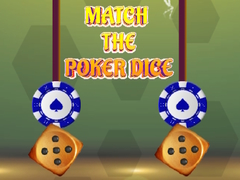 Mchezo Match The Poker Dice