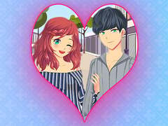 Mchezo Romantic Anime Couples Dress Up Game