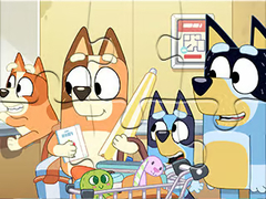 Mchezo Jigsaw Puzzle: Bluey Shopping Day