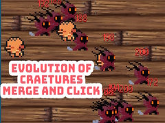 Mchezo Evolution of Craetures Merge and Click