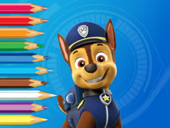 Mchezo Coloring Book: Paw Patrol Chase