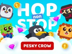 Mchezo Hop non Stop Pesky Crow