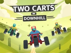Mchezo Two Carts Downhill