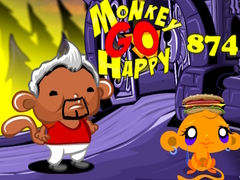 Mchezo Monkey Go Happy Stage 874