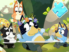 Mchezo Jigsaw Puzzle: Bluey Pool Spa