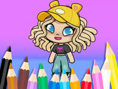 Mchezo Coloring Book: Avatar Life Girl