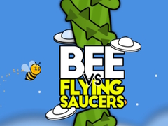 Mchezo Bee vs flying saucers