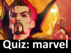 Mchezo Quiz: marvel