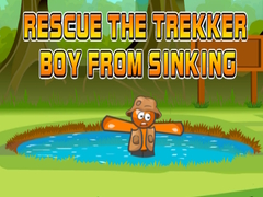 Mchezo Rescue the Trekker Boy from Sinking