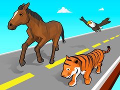 Mchezo Animal Transform Race