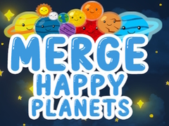 Mchezo Merge Happy Planets