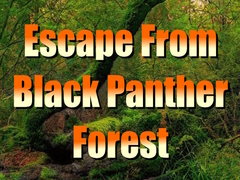 Mchezo Escape from Black Panther Forest