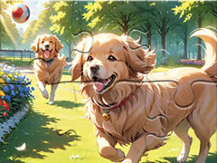 Mchezo Jigsaw Puzzle: Puppy Fun