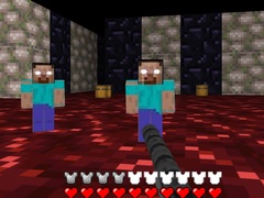 Mchezo Herobrine's Catacombs 3D