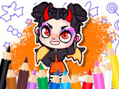 Mchezo Coloring Book: Avatar World Cute Devil