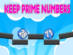 Mchezo Keep Prime Numbers