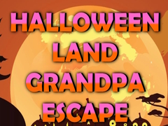 Mchezo Halloween Land Grandpa Escape