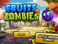 Mchezo Fruits vs Zombies