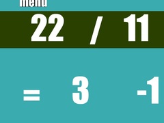 Mchezo Division Math Quiz