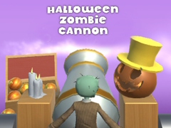 Mchezo Halloween Zombie Cannon