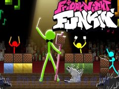 Mchezo FNF Rush E : Animation vs. Minecraft