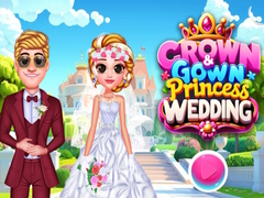 Mchezo Crown & Gown Princess Wedding