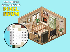 Mchezo Coloring by Numbers Pixel Rooms