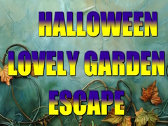 Mchezo Halloween Lovely Garden Escape