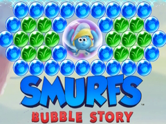 Mchezo Smurfs Bubble Story